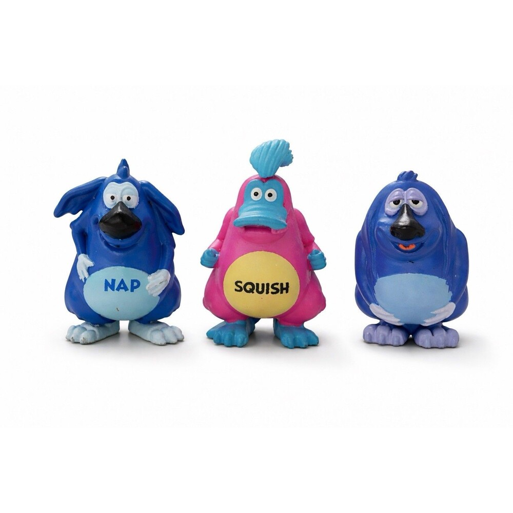 Yowie Disney Pixar Monsters University Figures Squishy Art Oozma Kappa Lot of 3